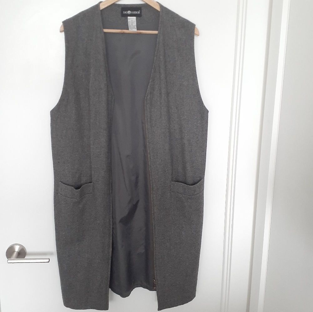 Vintage Sag Harbor Long Vest